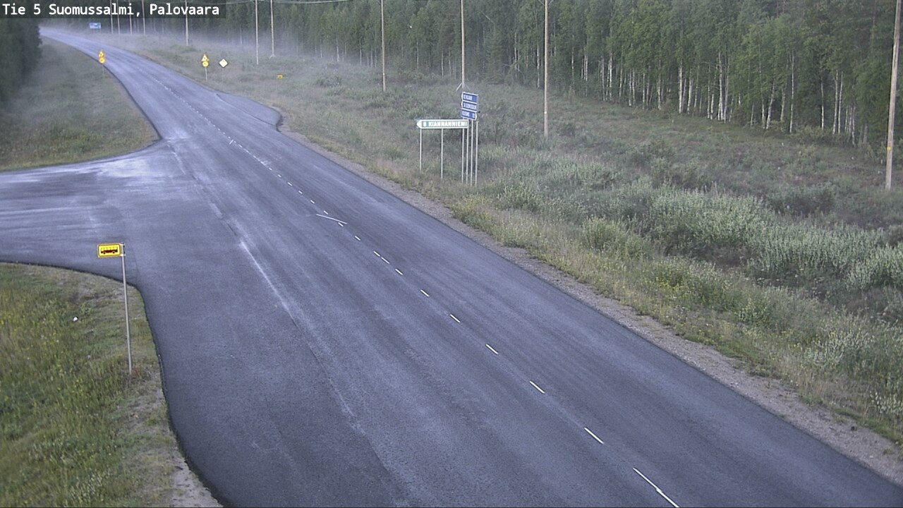Kelikamerat Kuva Tie 5 Suomussalmi, Palovaara, Suomussalmi, Kainuu