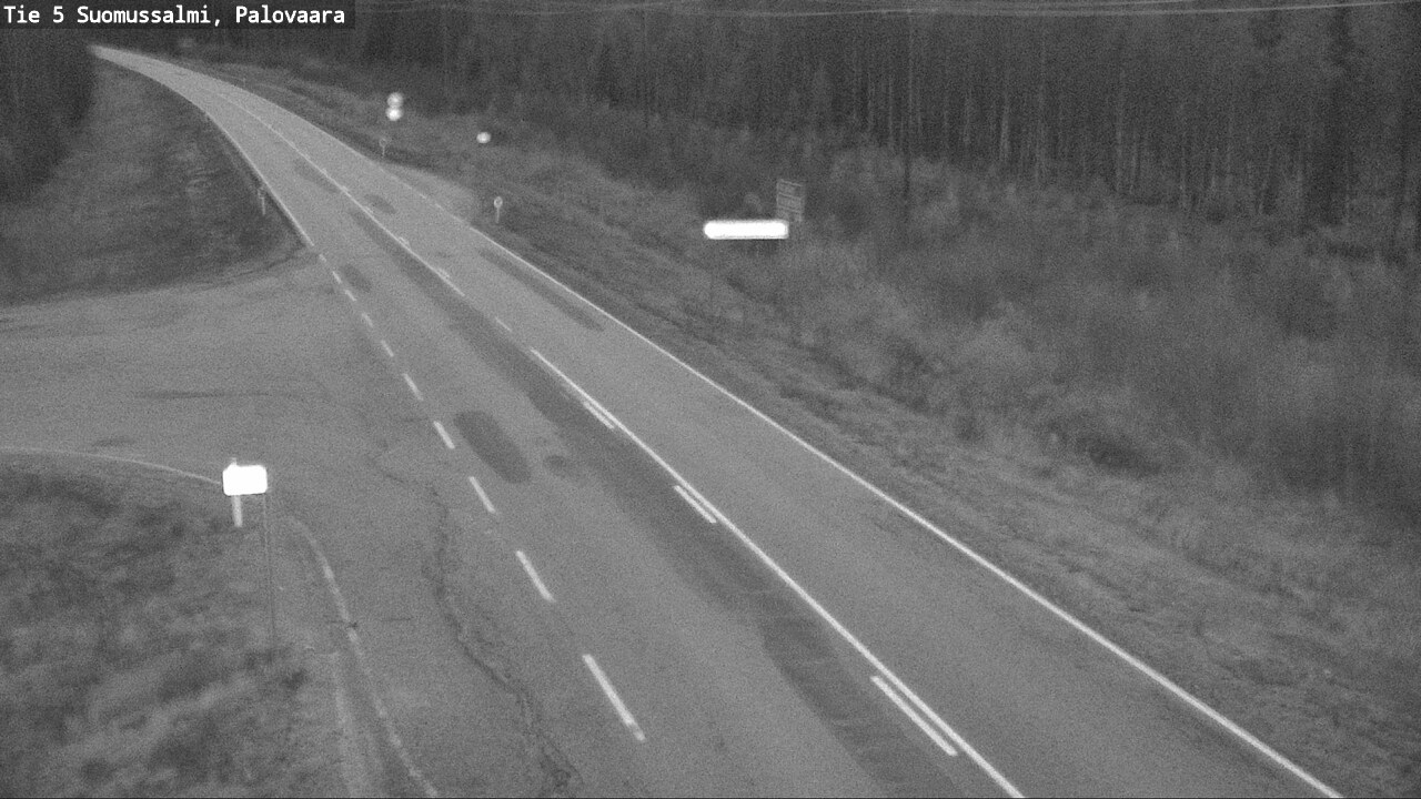 Kelikamerat Kuva Tie 5 Suomussalmi, Palovaara, Suomussalmi, Kainuu