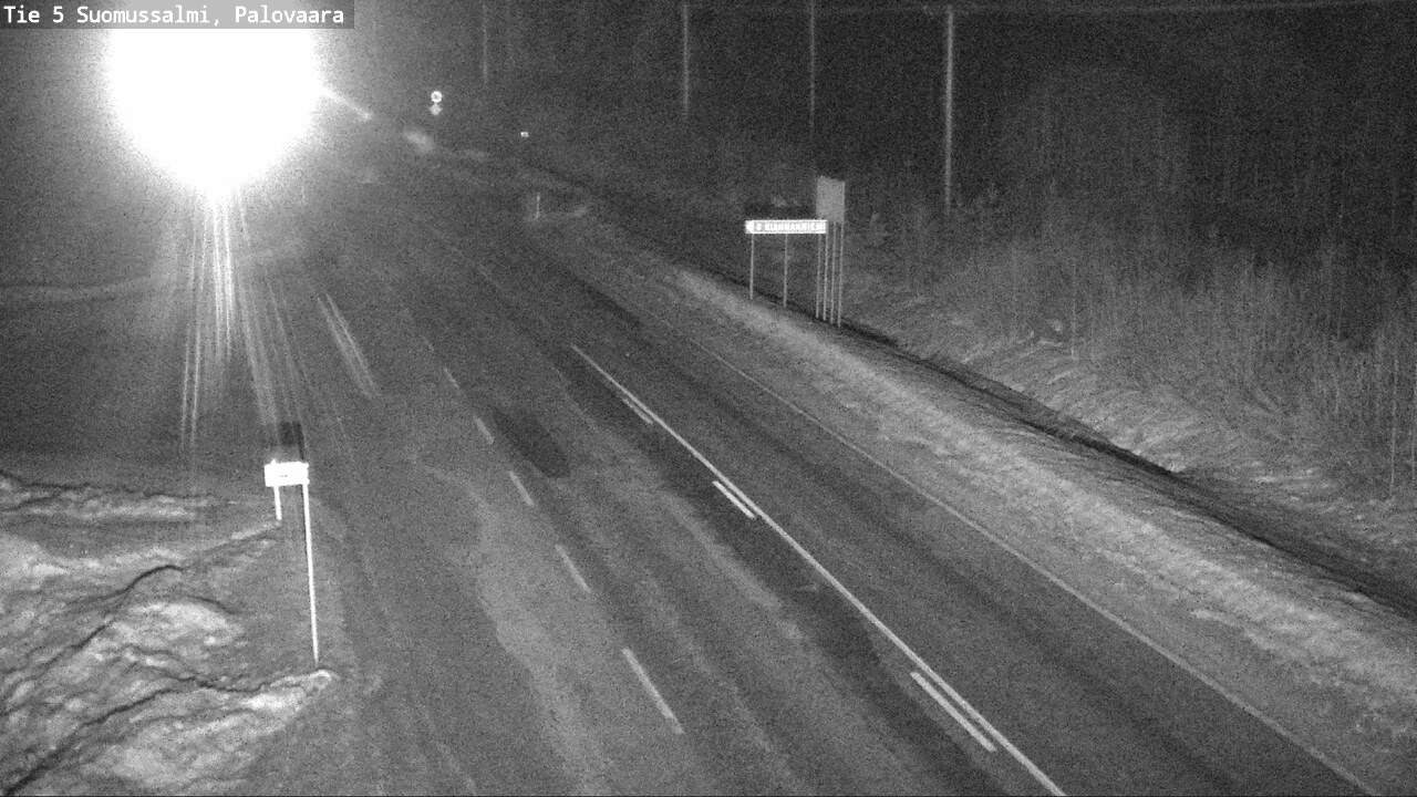 Kelikamerat Kuva Tie 5 Suomussalmi, Palovaara, Suomussalmi, Kainuu