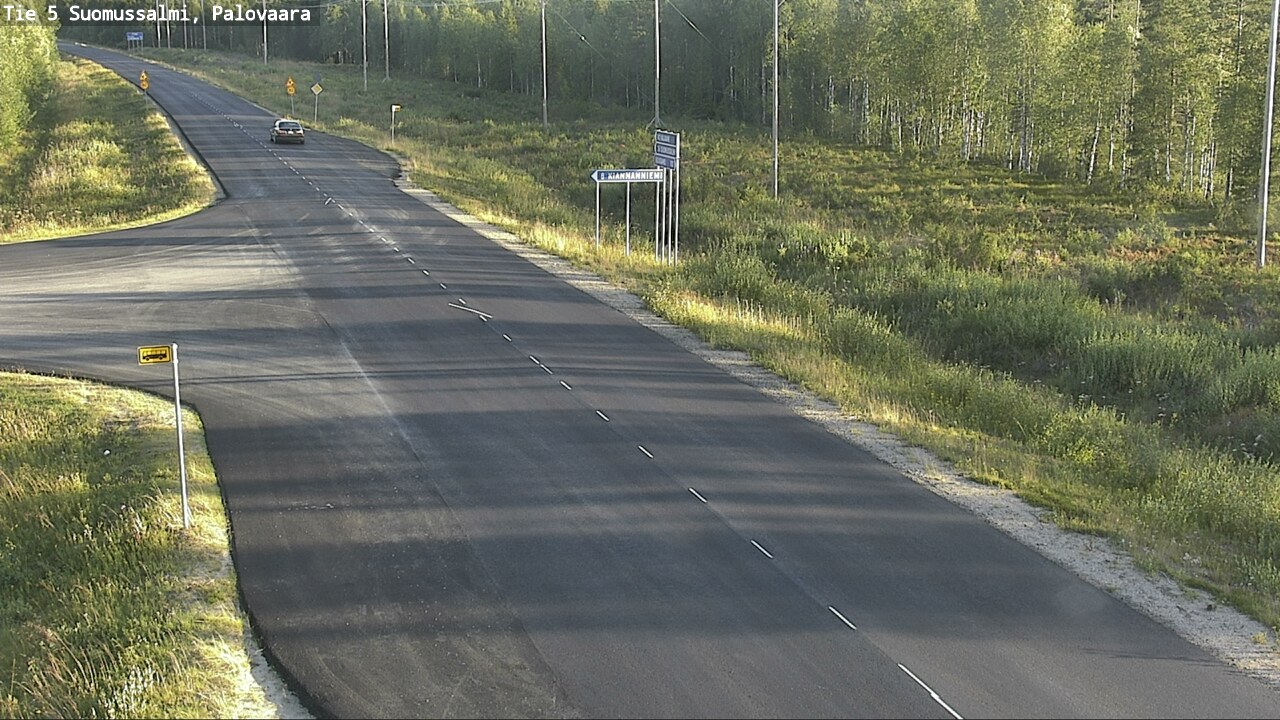 Kelikamerat Kuva Tie 5 Suomussalmi, Palovaara, Suomussalmi, Kainuu