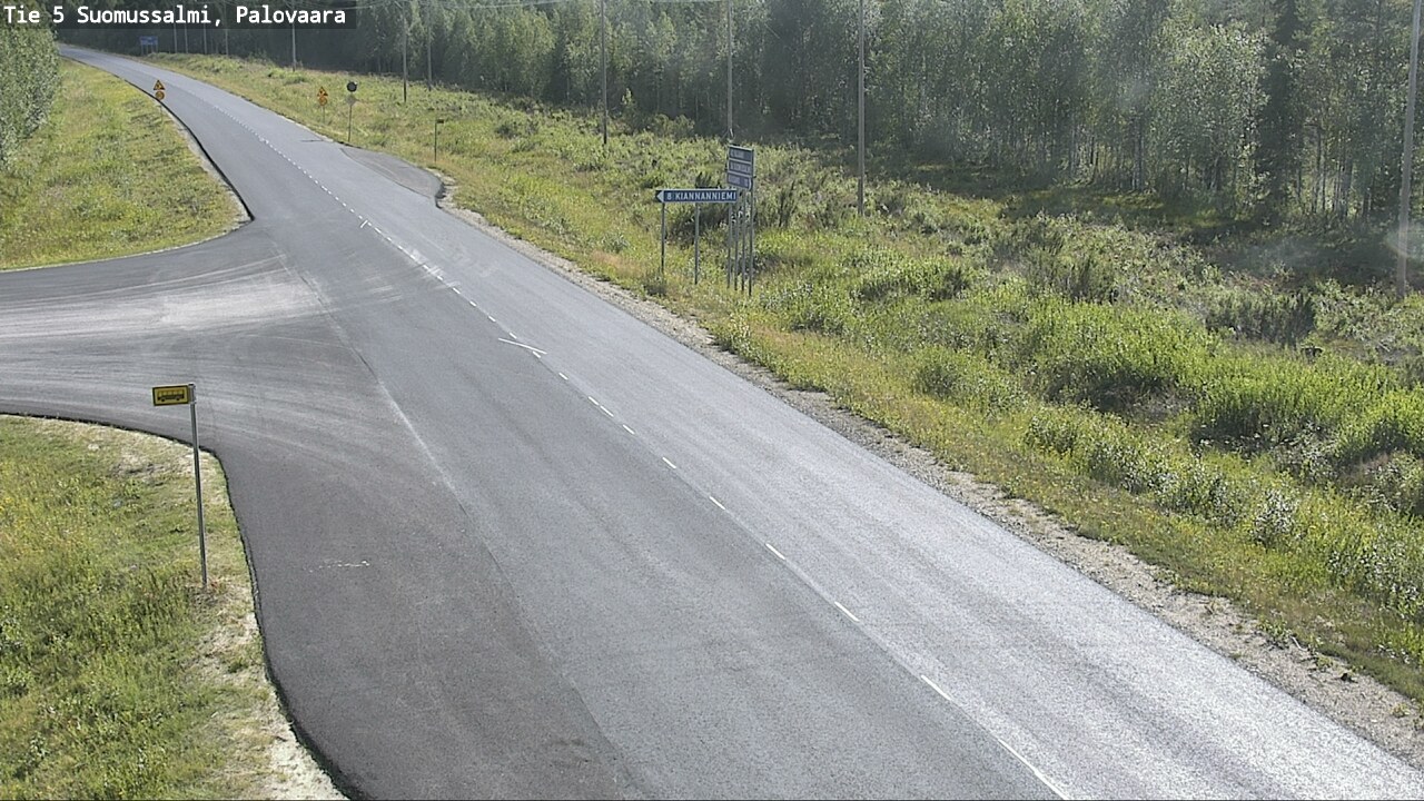 Kelikamerat Kuva Tie 5 Suomussalmi, Palovaara, Suomussalmi, Kainuu