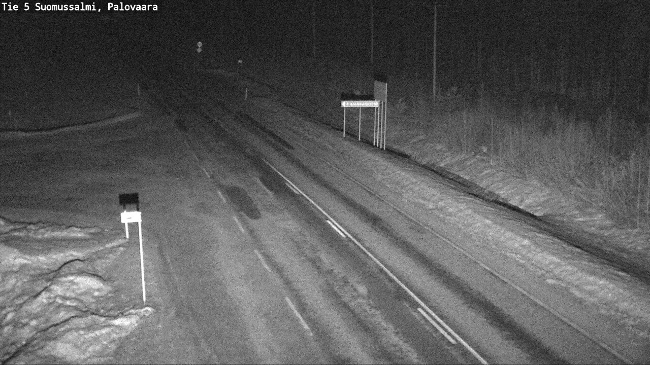 Kelikamerat Kuva Tie 5 Suomussalmi, Palovaara, Suomussalmi, Kainuu