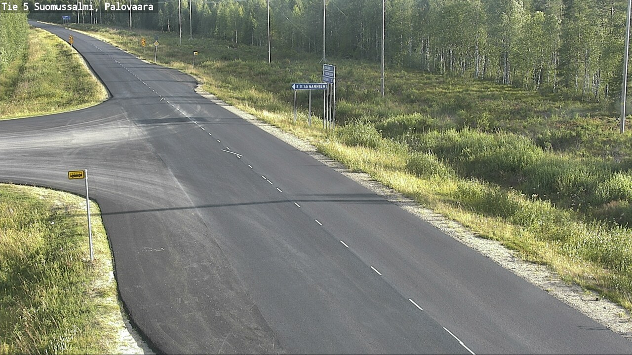 Kelikamerat Kuva Tie 5 Suomussalmi, Palovaara, Suomussalmi, Kainuu