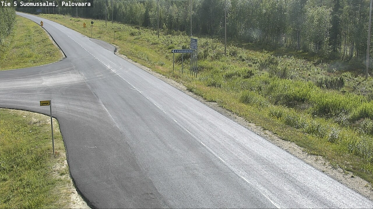 Kelikamerat Kuva Tie 5 Suomussalmi, Palovaara, Suomussalmi, Kainuu