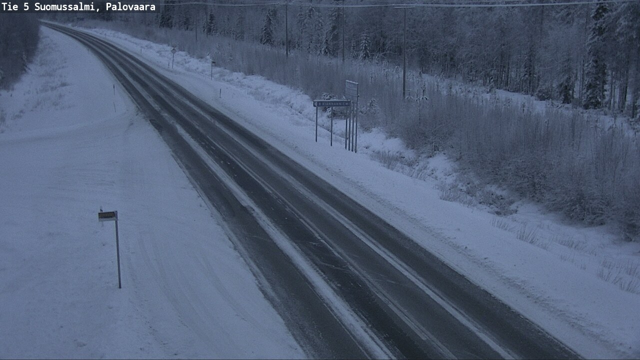 Kelikamerat Kuva Tie 5 Suomussalmi, Palovaara, Suomussalmi, Kainuu