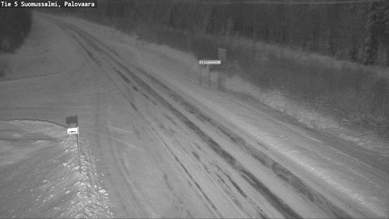 Weather Camera Image Road 5 Suomussalmi, Palovaara, Suomussalmi, Kainuu