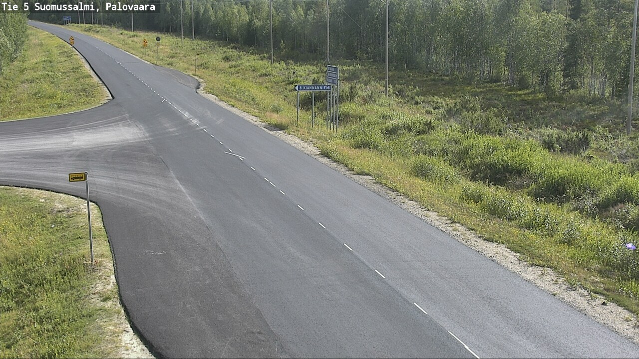 Kelikamerat Kuva Tie 5 Suomussalmi, Palovaara, Suomussalmi, Kainuu
