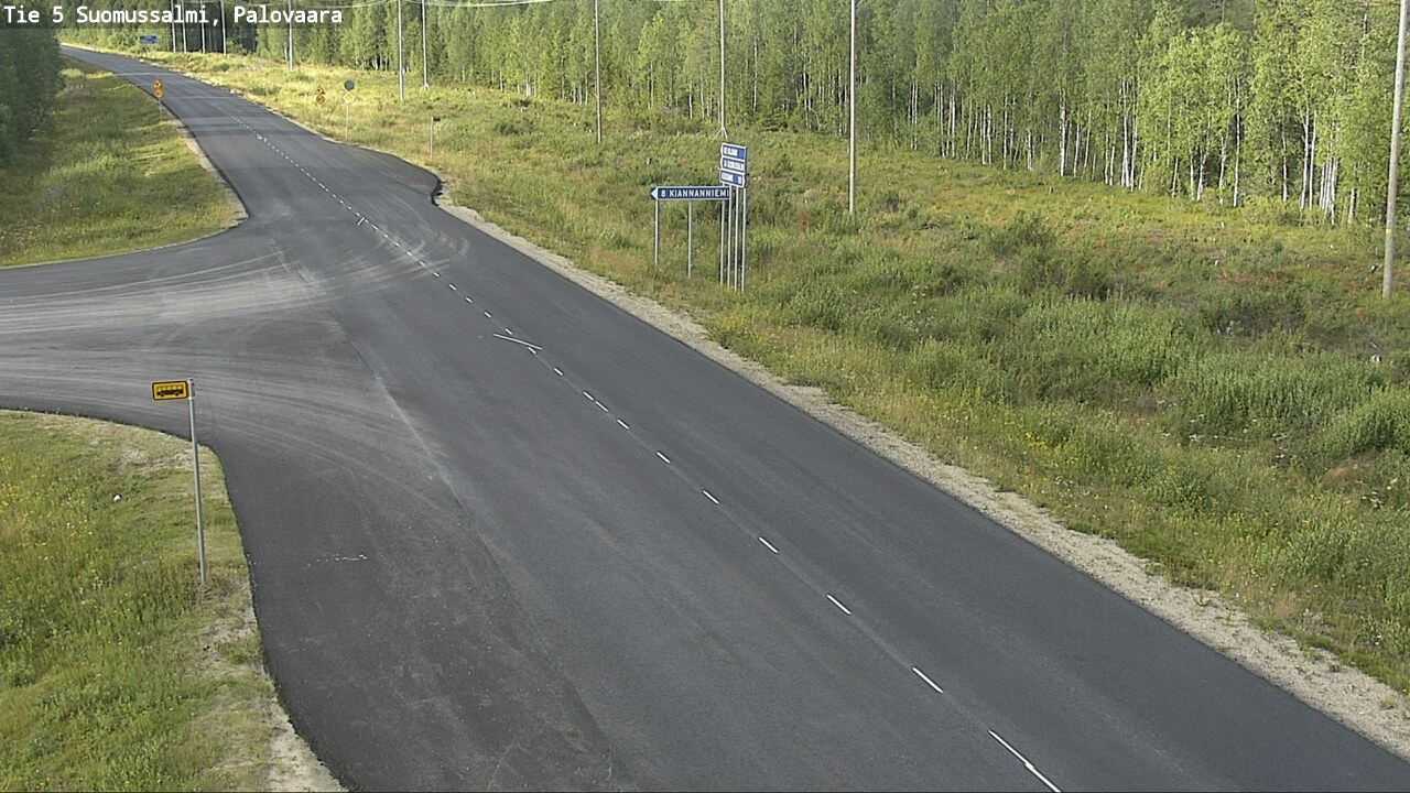 Kelikamerat Kuva Tie 5 Suomussalmi, Palovaara, Suomussalmi, Kainuu