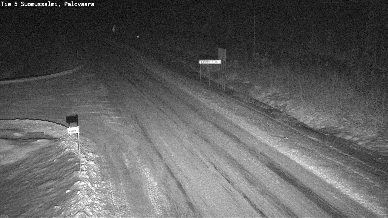 Weather Camera Image Road 5 Suomussalmi, Palovaara, Suomussalmi, Kainuu