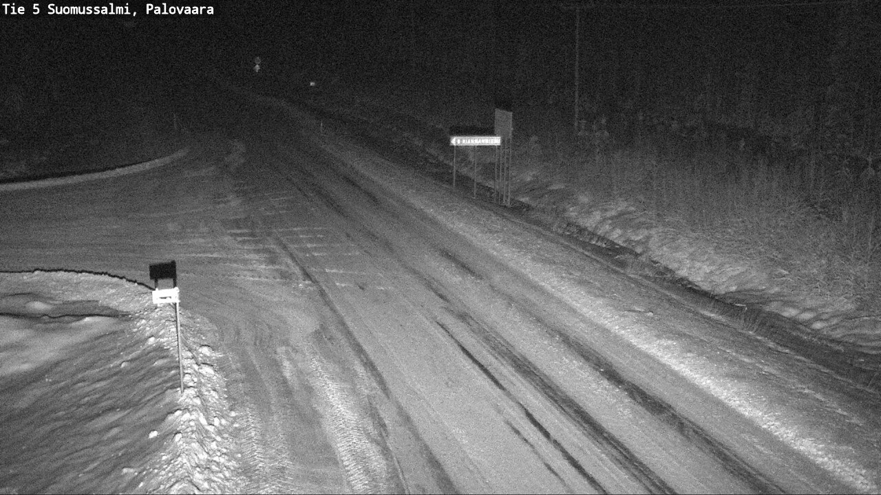 Weather Camera Image Road 5 Suomussalmi, Palovaara, Suomussalmi, Kainuu