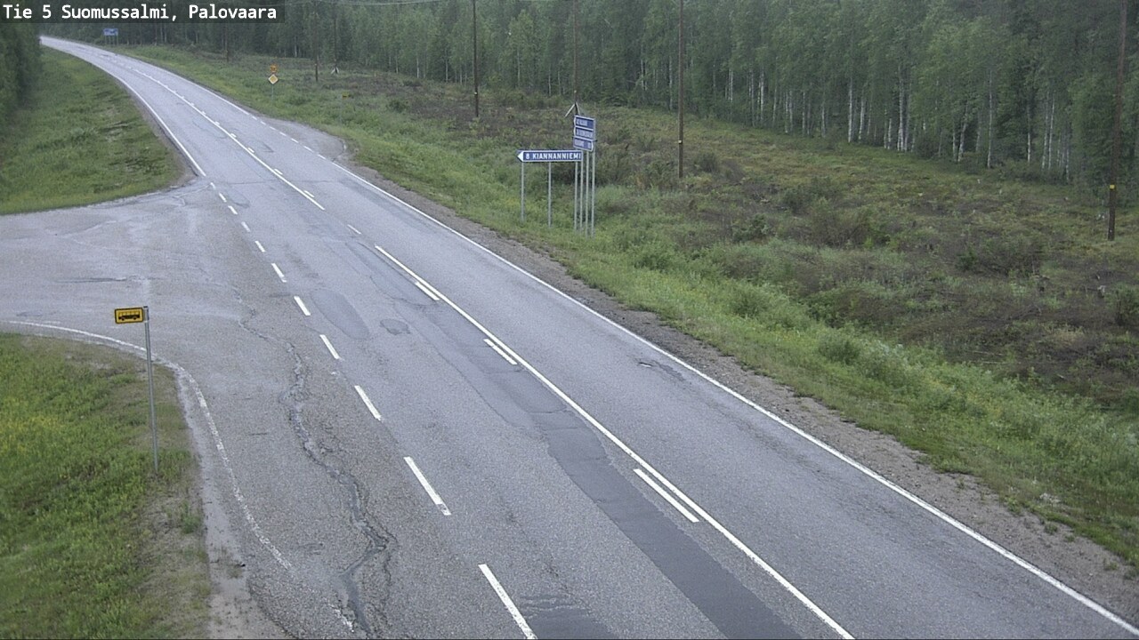 Kelikamerat Kuva Tie 5 Suomussalmi, Palovaara, Suomussalmi, Kainuu
