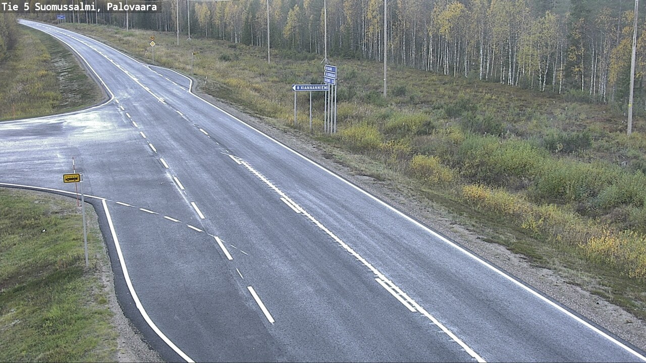 Kelikamerat Kuva Tie 5 Suomussalmi, Palovaara, Suomussalmi, Kainuu