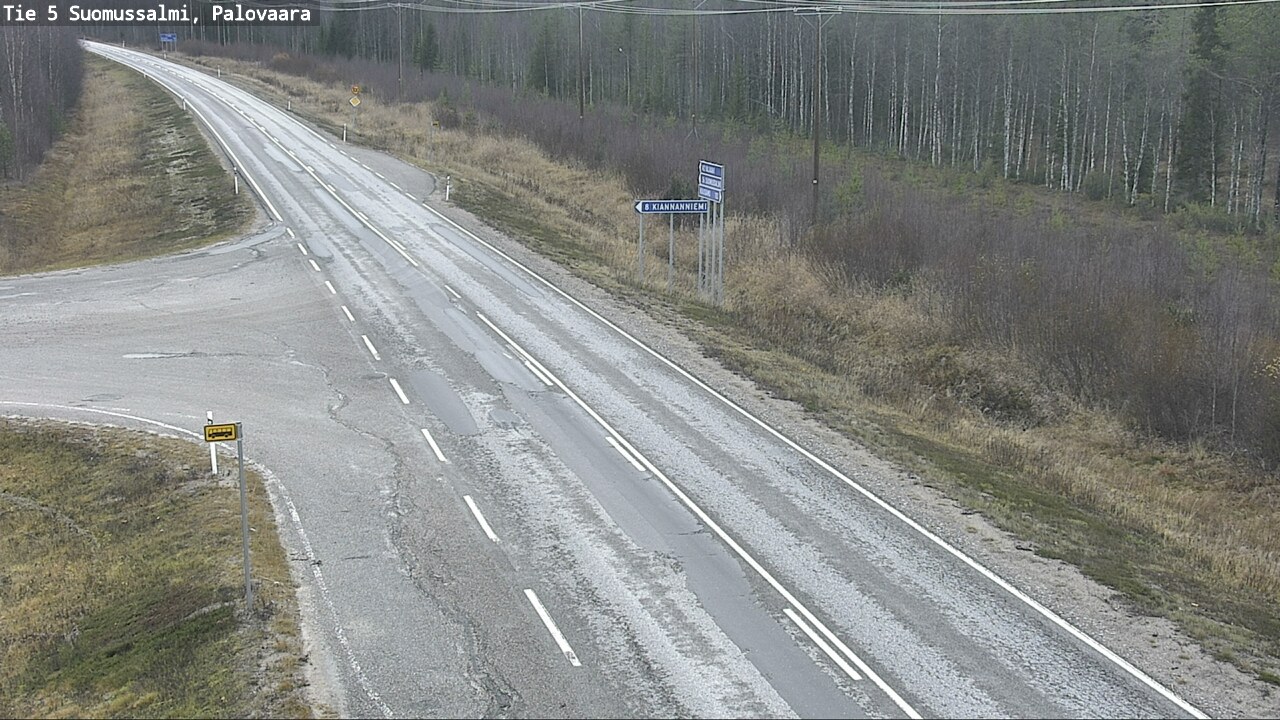 Kelikamerat Kuva Tie 5 Suomussalmi, Palovaara, Suomussalmi, Kainuu