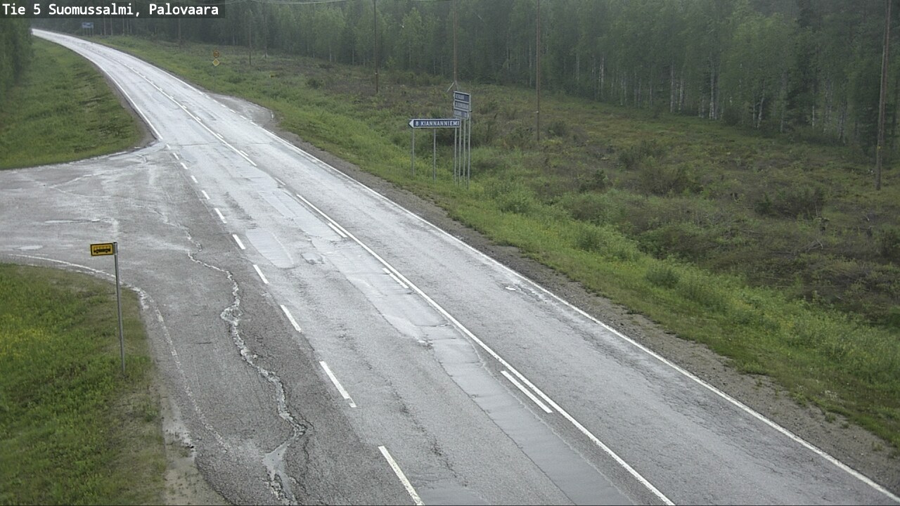 Kelikamerat Kuva Tie 5 Suomussalmi, Palovaara, Suomussalmi, Kainuu
