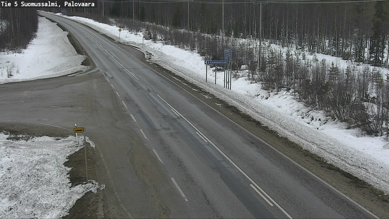 Kelikamerat Kuva Tie 5 Suomussalmi, Palovaara, Suomussalmi, Kainuu