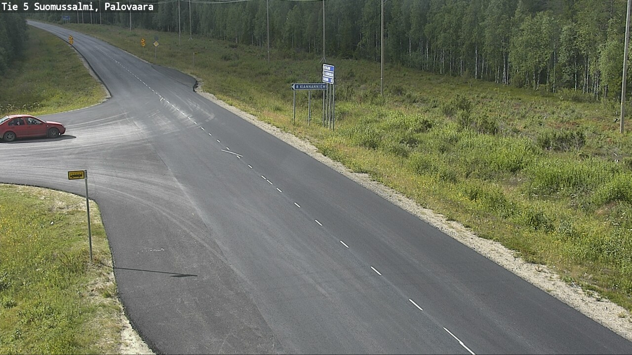 Kelikamerat Kuva Tie 5 Suomussalmi, Palovaara, Suomussalmi, Kainuu