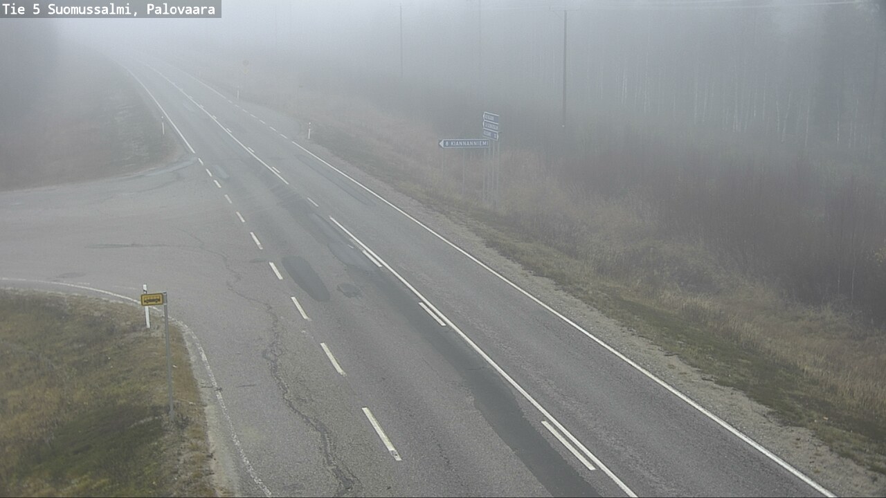 Kelikamerat Kuva Tie 5 Suomussalmi, Palovaara, Suomussalmi, Kainuu