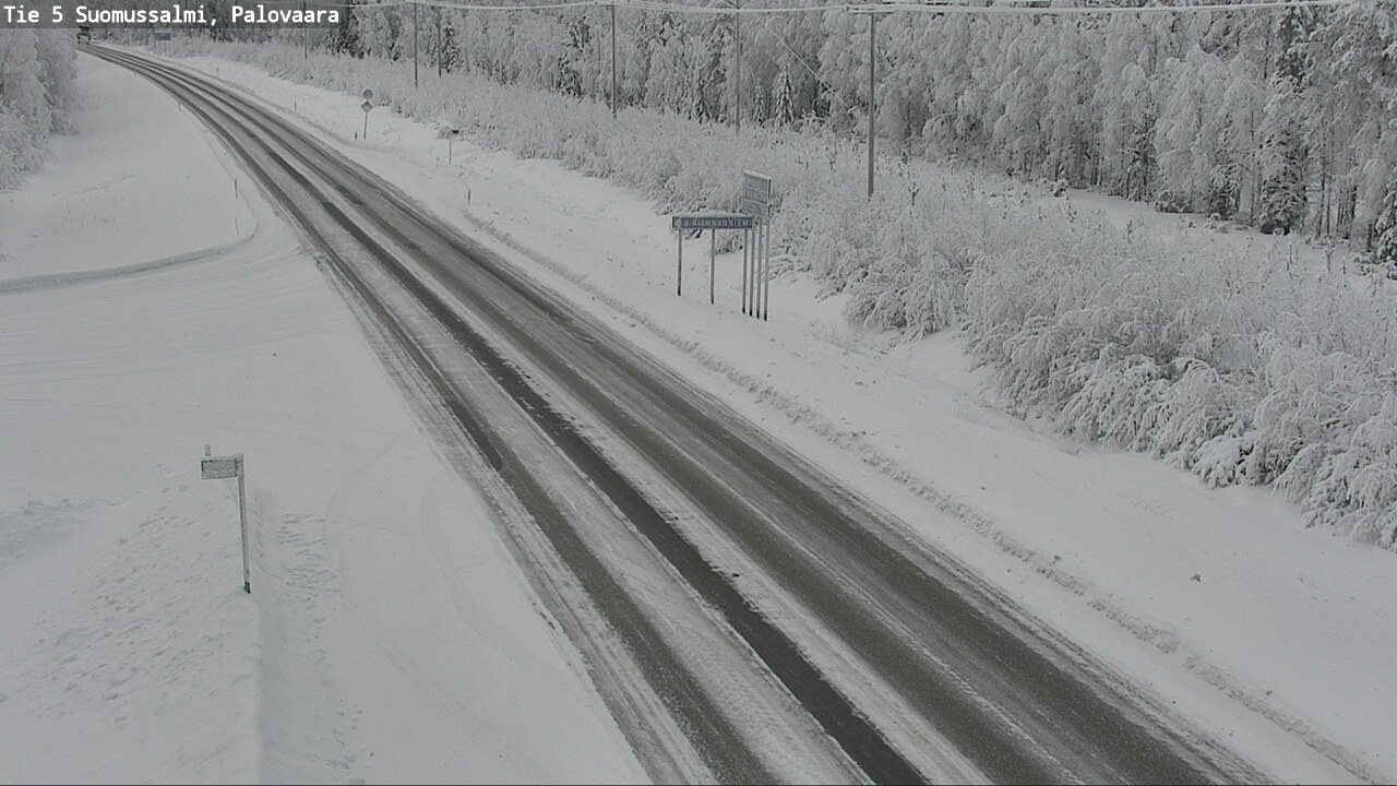 Kelikamerat Kuva Tie 5 Suomussalmi, Palovaara, Suomussalmi, Kainuu