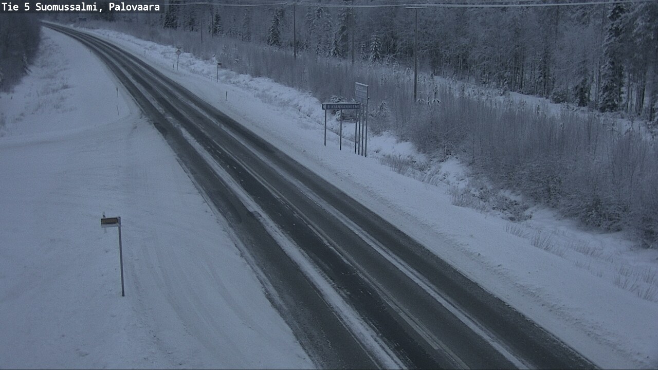 Kelikamerat Kuva Tie 5 Suomussalmi, Palovaara, Suomussalmi, Kainuu