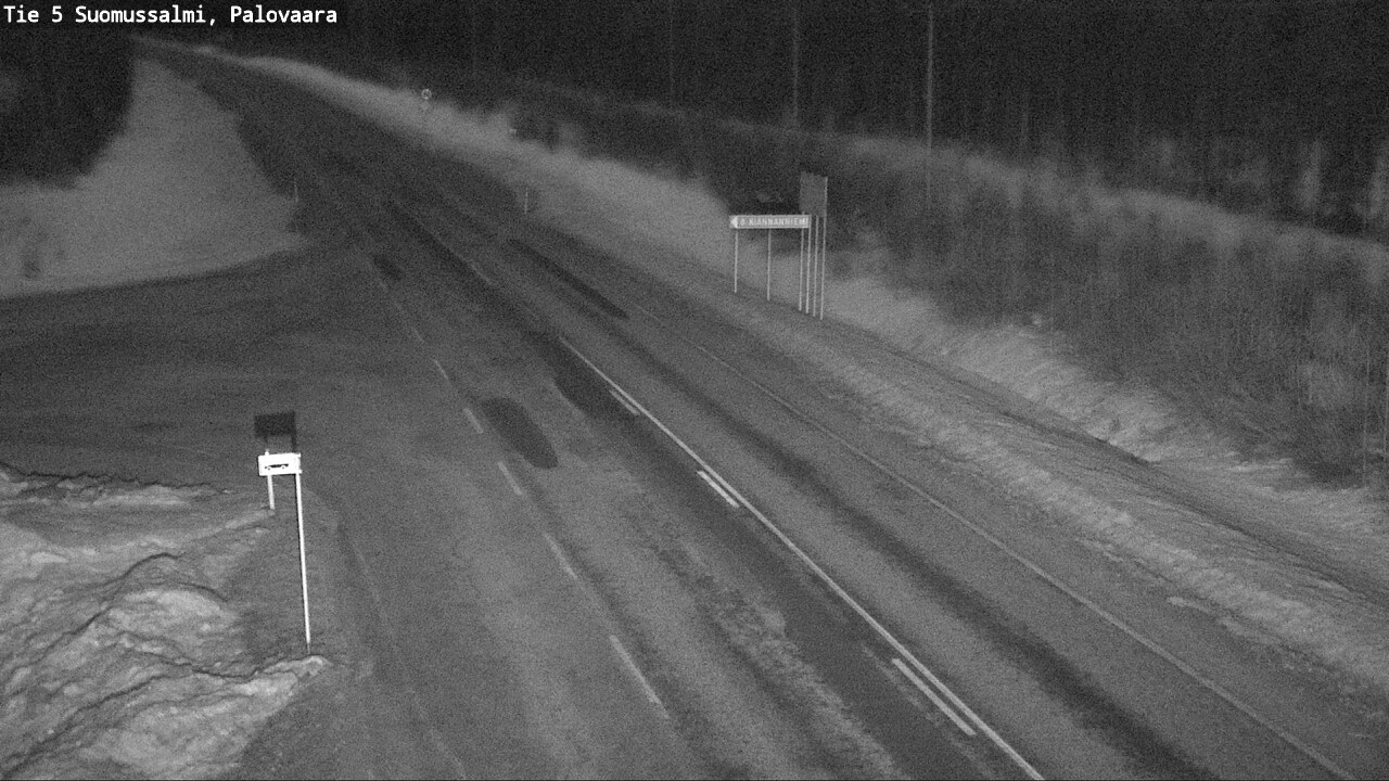 Kelikamerat Kuva Tie 5 Suomussalmi, Palovaara, Suomussalmi, Kainuu