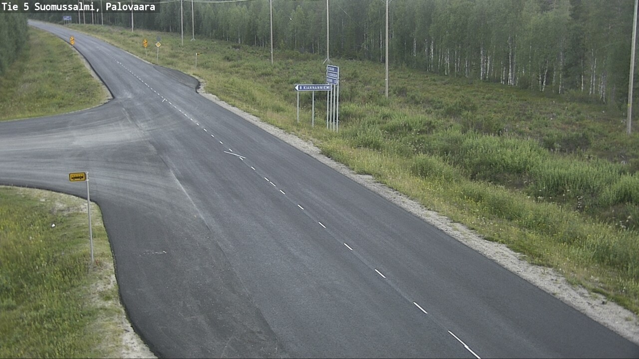Kelikamerat Kuva Tie 5 Suomussalmi, Palovaara, Suomussalmi, Kainuu