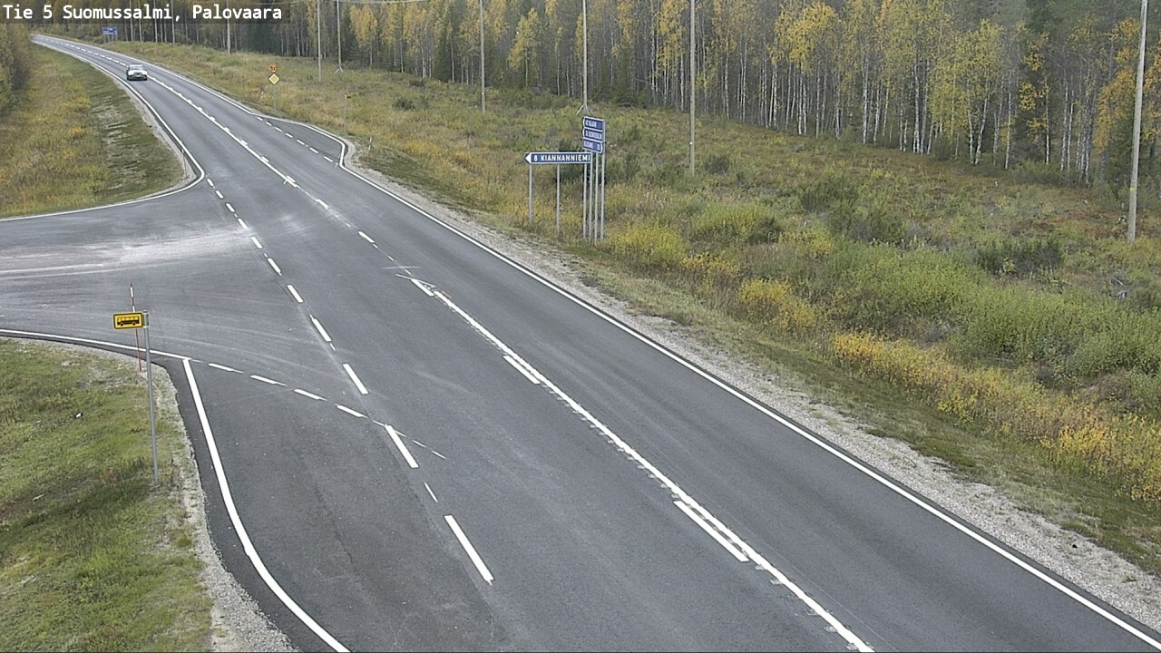 Kelikamerat Kuva Tie 5 Suomussalmi, Palovaara, Suomussalmi, Kainuu