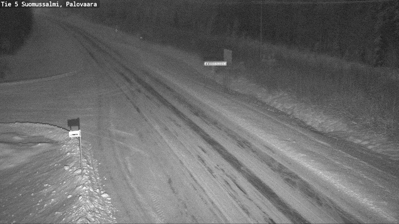 Weather Camera Image Road 5 Suomussalmi, Palovaara, Suomussalmi, Kainuu