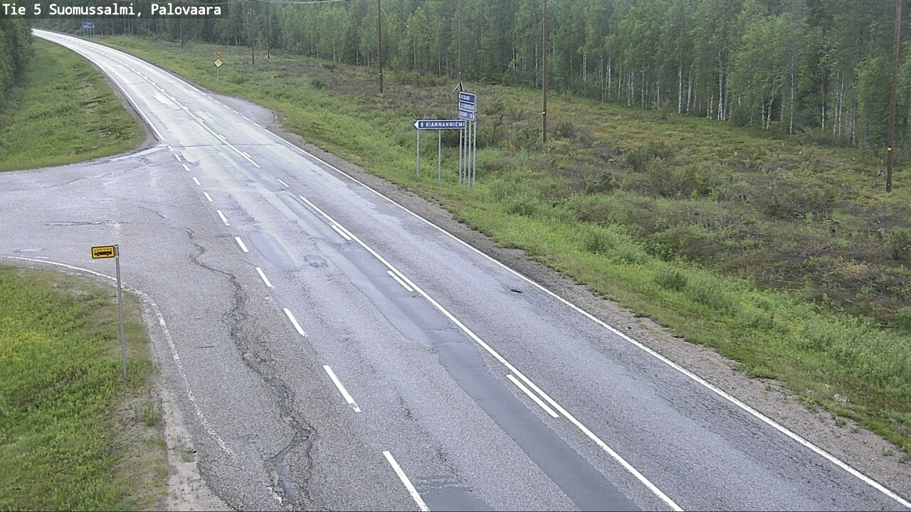 Kelikamerat Kuva Tie 5 Suomussalmi, Palovaara, Suomussalmi, Kainuu