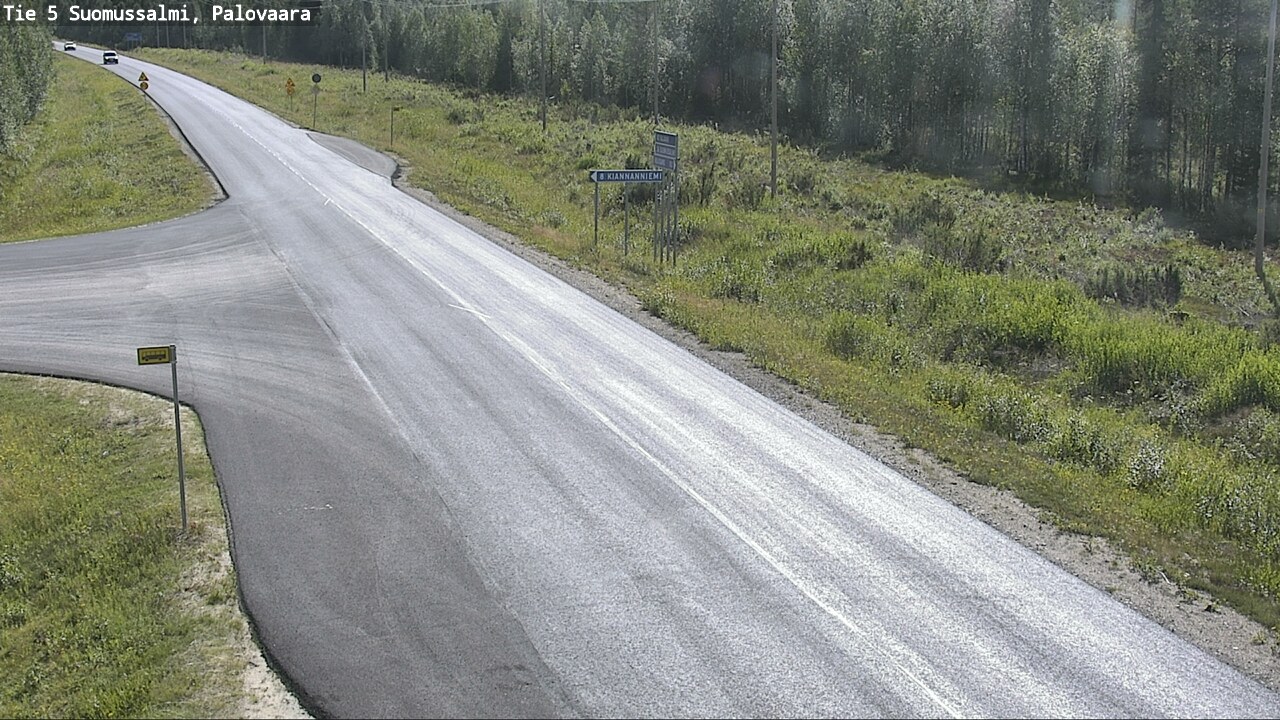 Kelikamerat Kuva Tie 5 Suomussalmi, Palovaara, Suomussalmi, Kainuu