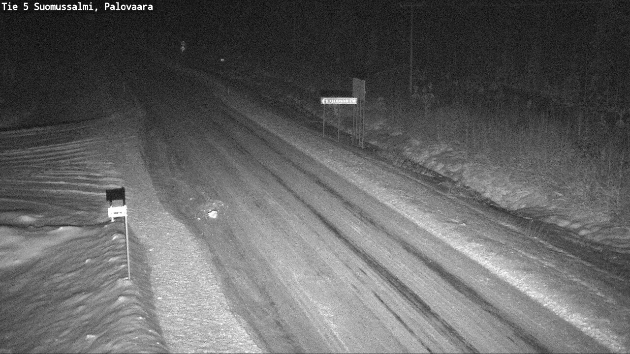 Weather Camera Image Road 5 Suomussalmi, Palovaara, Suomussalmi, Kainuu