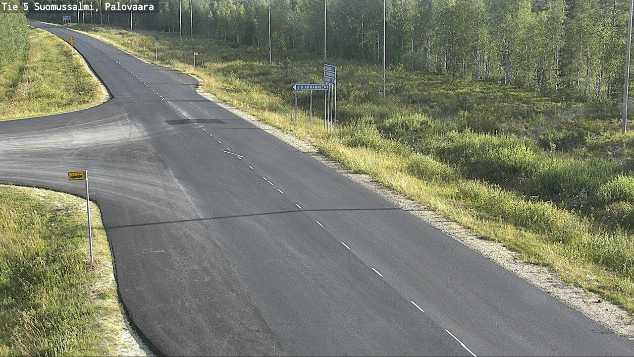 Kelikamerat Kuva Tie 5 Suomussalmi, Palovaara, Suomussalmi, Kainuu