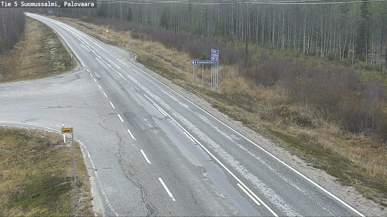 Kelikamerat Kuva Tie 5 Suomussalmi, Palovaara, Suomussalmi, Kainuu