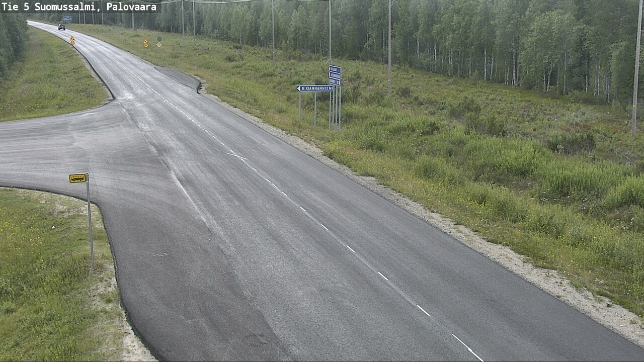 Kelikamerat Kuva Tie 5 Suomussalmi, Palovaara, Suomussalmi, Kainuu