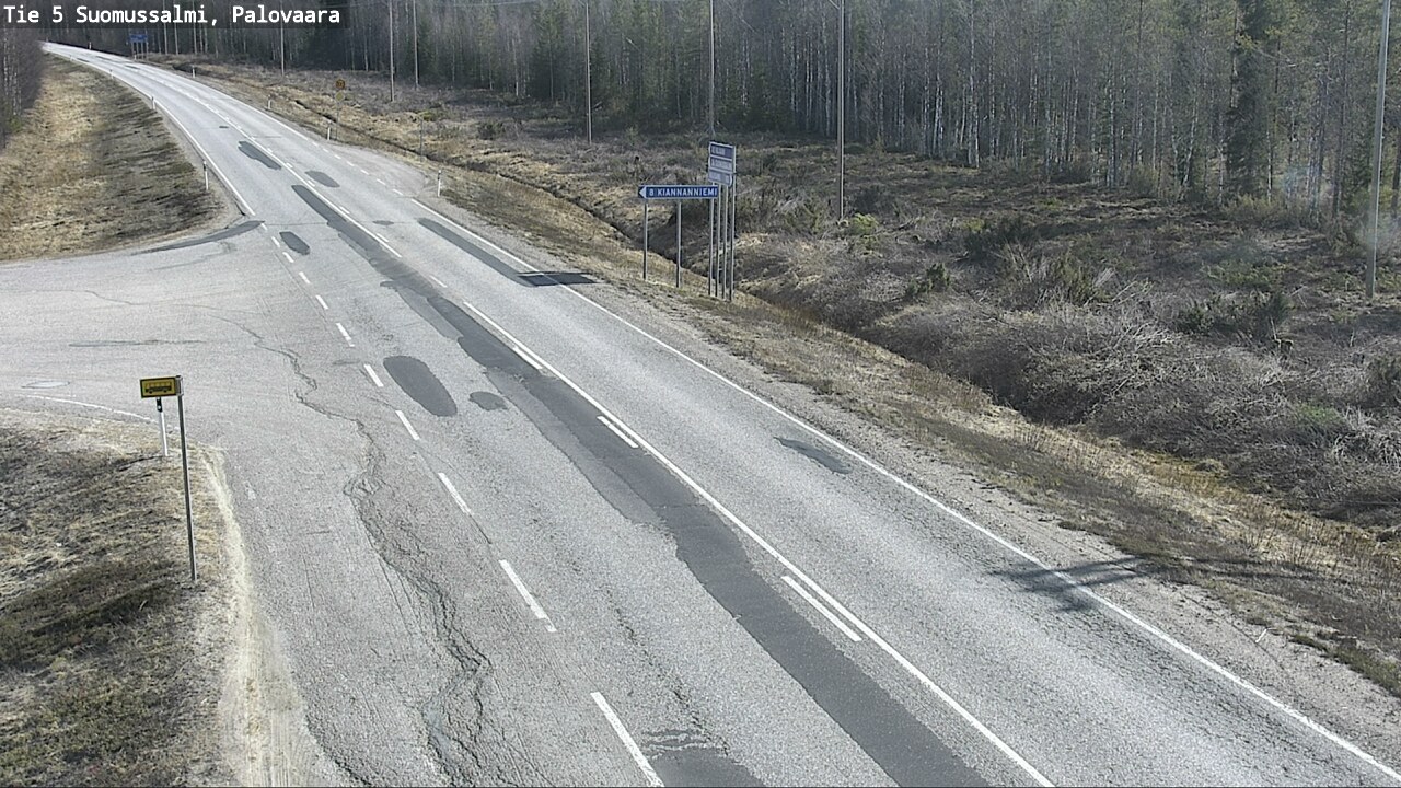 Kelikamerat Kuva Tie 5 Suomussalmi, Palovaara, Suomussalmi, Kainuu