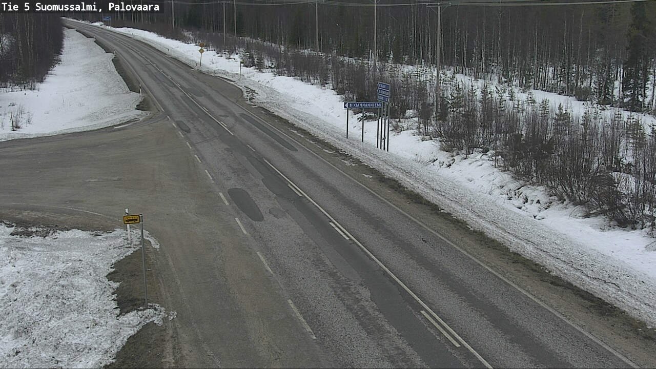 Kelikamerat Kuva Tie 5 Suomussalmi, Palovaara, Suomussalmi, Kainuu