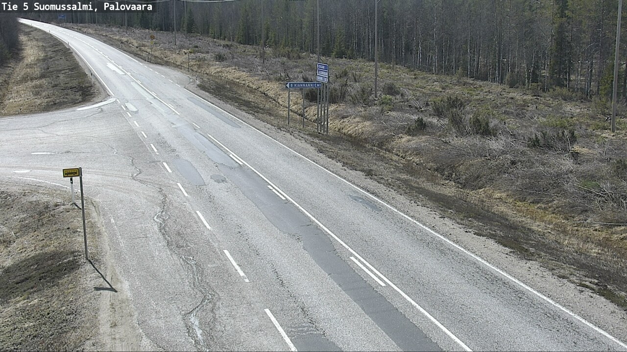 Kelikamerat Kuva Tie 5 Suomussalmi, Palovaara, Suomussalmi, Kainuu