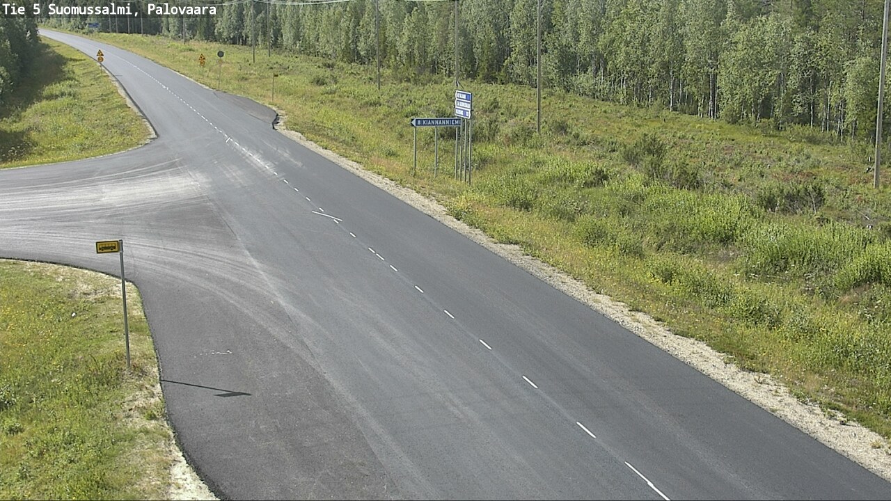 Kelikamerat Kuva Tie 5 Suomussalmi, Palovaara, Suomussalmi, Kainuu