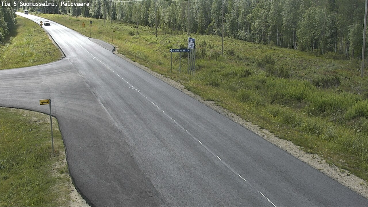 Kelikamerat Kuva Tie 5 Suomussalmi, Palovaara, Suomussalmi, Kainuu