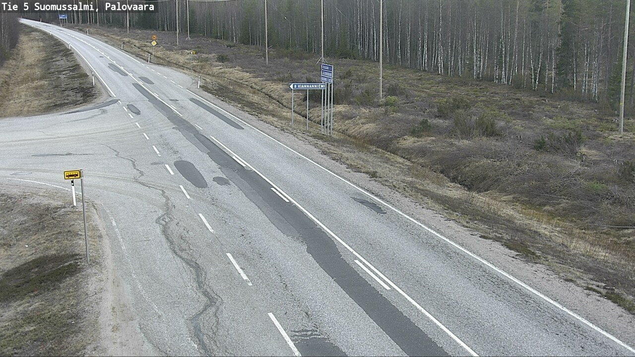 Kelikamerat Kuva Tie 5 Suomussalmi, Palovaara, Suomussalmi, Kainuu