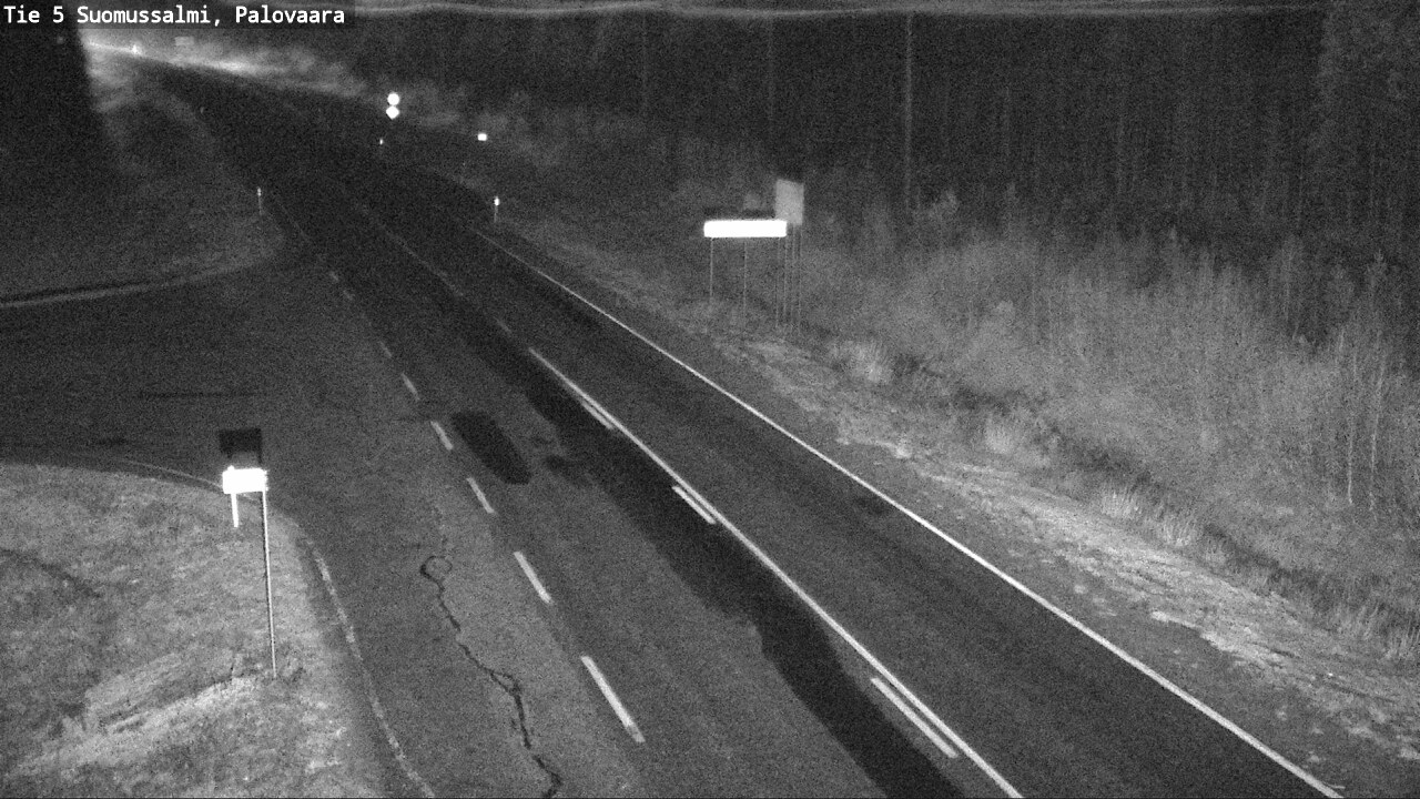 Kelikamerat Kuva Tie 5 Suomussalmi, Palovaara, Suomussalmi, Kainuu