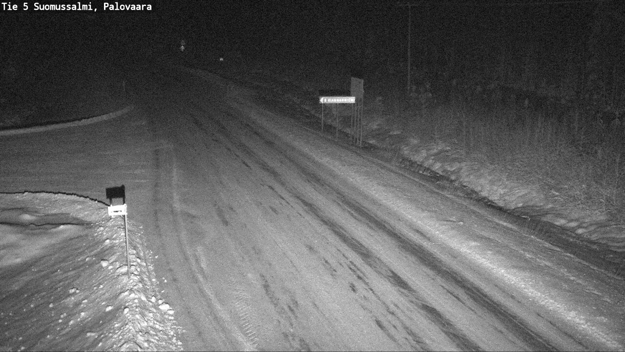 Weather Camera Image Road 5 Suomussalmi, Palovaara, Suomussalmi, Kainuu
