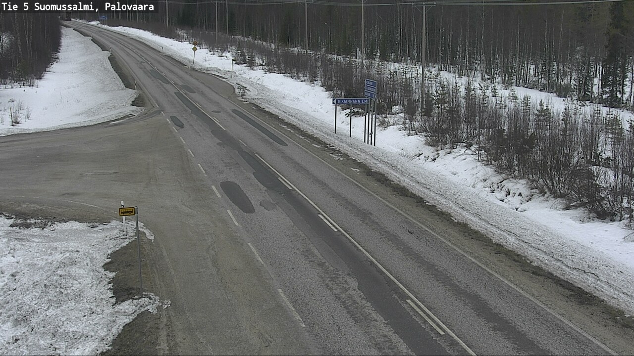 Kelikamerat Kuva Tie 5 Suomussalmi, Palovaara, Suomussalmi, Kainuu