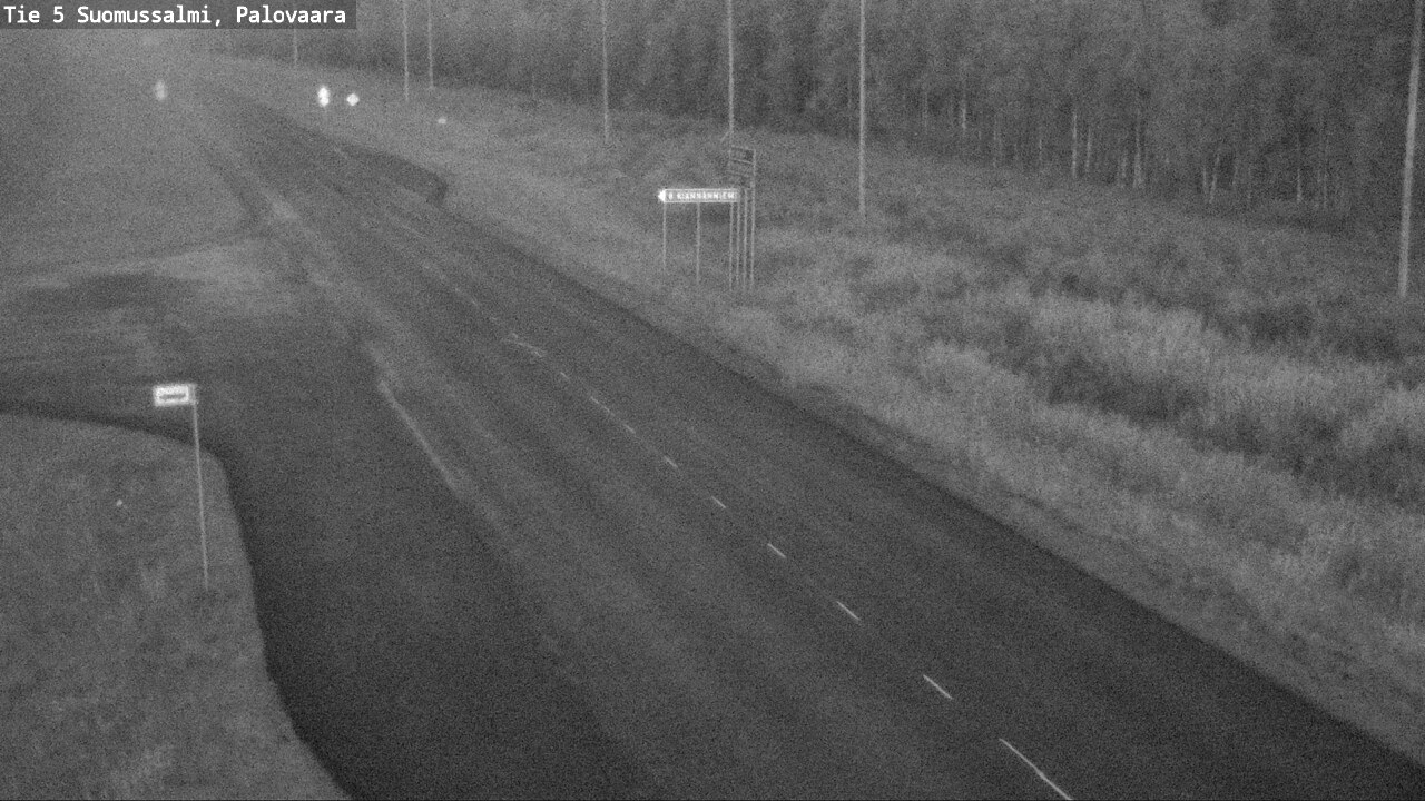 Kelikamerat Kuva Tie 5 Suomussalmi, Palovaara, Suomussalmi, Kainuu