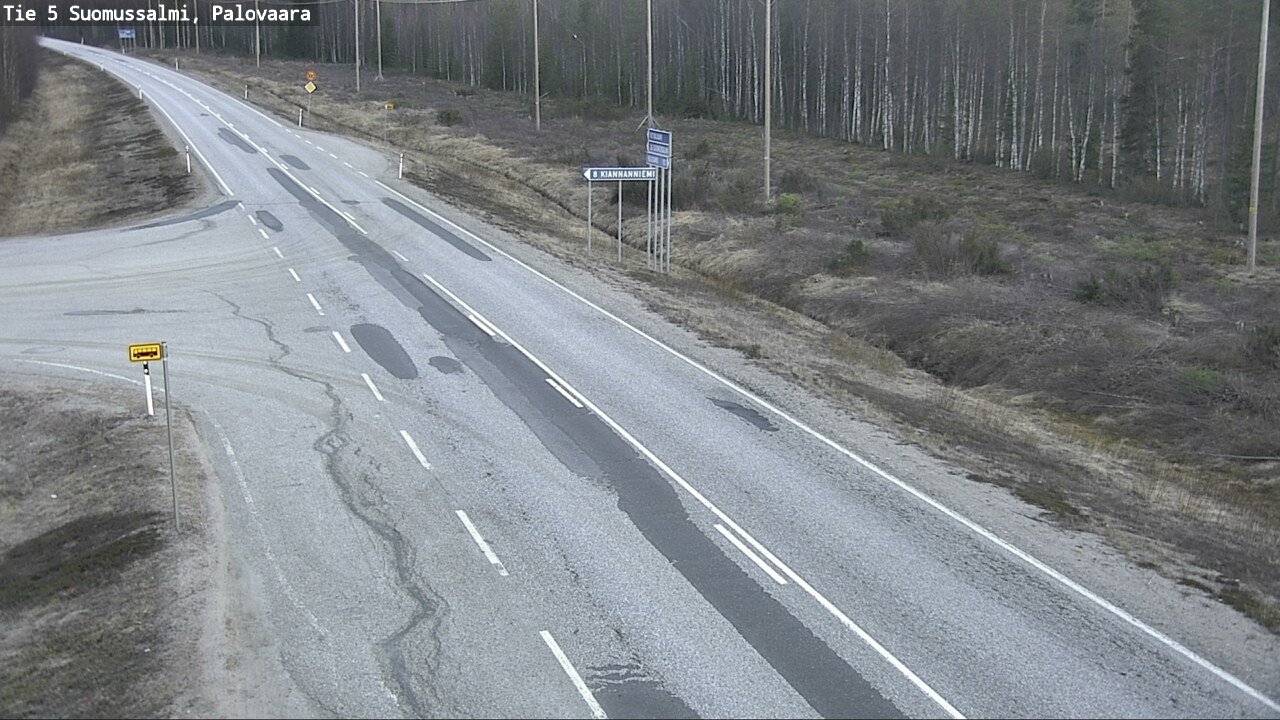 Kelikamerat Kuva Tie 5 Suomussalmi, Palovaara, Suomussalmi, Kainuu