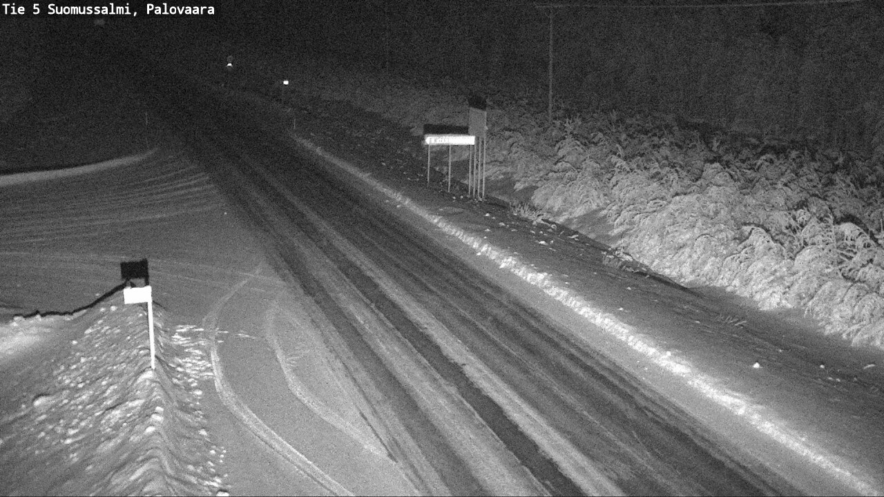 Kelikamerat Kuva Tie 5 Suomussalmi, Palovaara, Suomussalmi, Kainuu