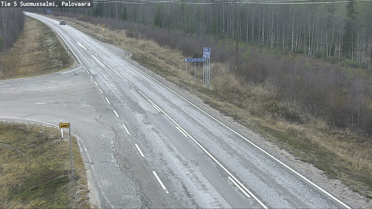 Kelikamerat Kuva Tie 5 Suomussalmi, Palovaara, Suomussalmi, Kainuu