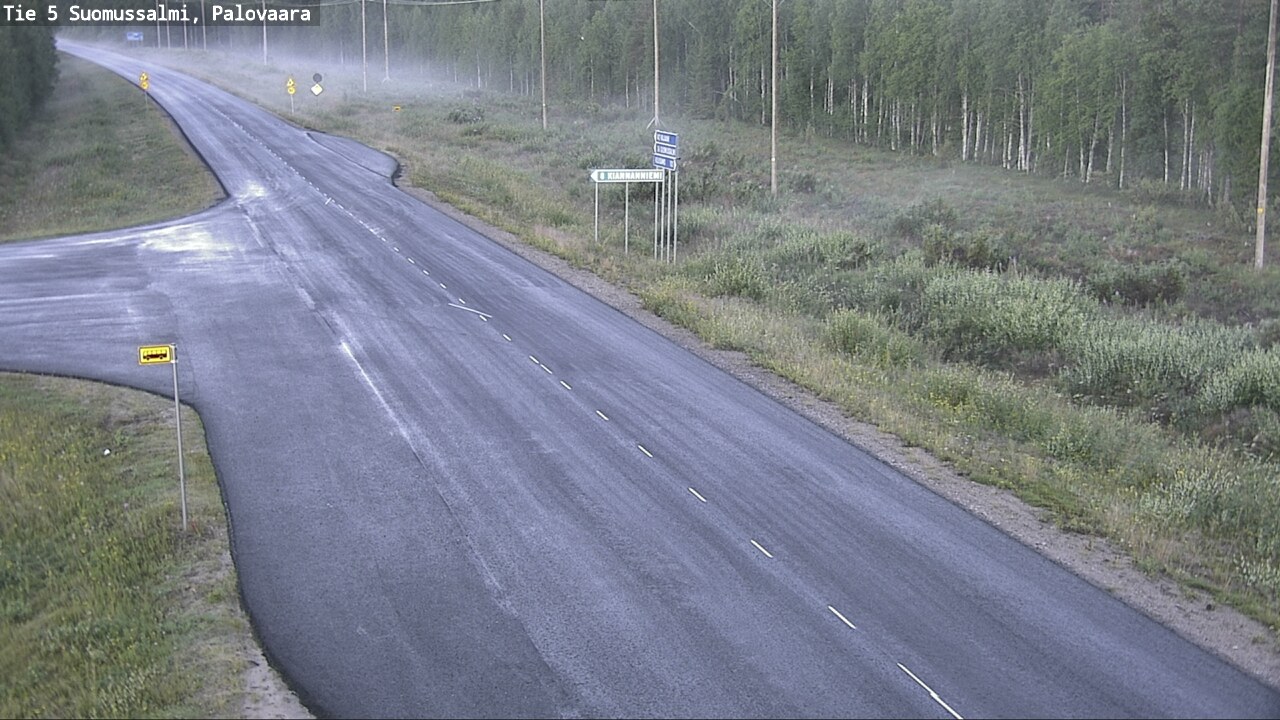 Kelikamerat Kuva Tie 5 Suomussalmi, Palovaara, Suomussalmi, Kainuu