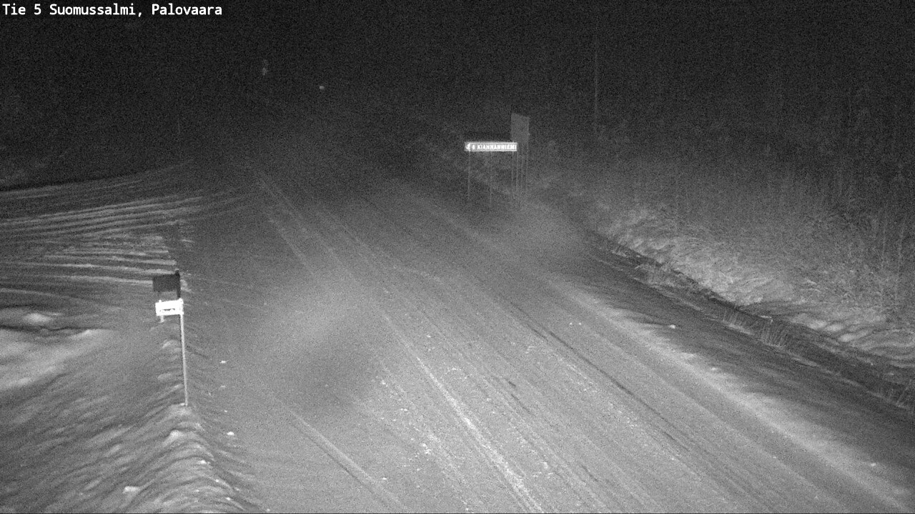 Weather Camera Image Road 5 Suomussalmi, Palovaara, Suomussalmi, Kainuu