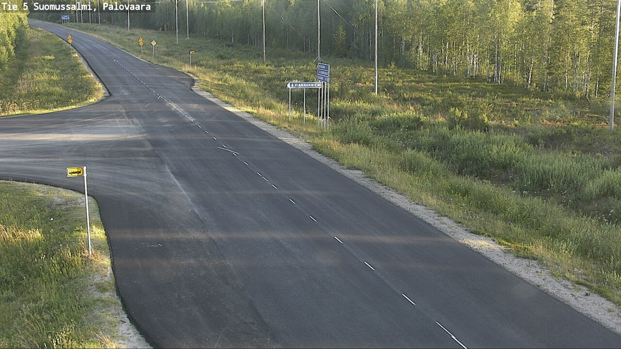 Kelikamerat Kuva Tie 5 Suomussalmi, Palovaara, Suomussalmi, Kainuu