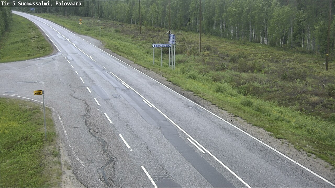 Kelikamerat Kuva Tie 5 Suomussalmi, Palovaara, Suomussalmi, Kainuu